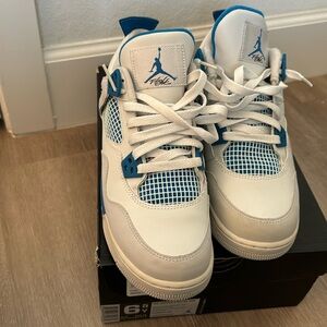 Military Blues Jordan 4s